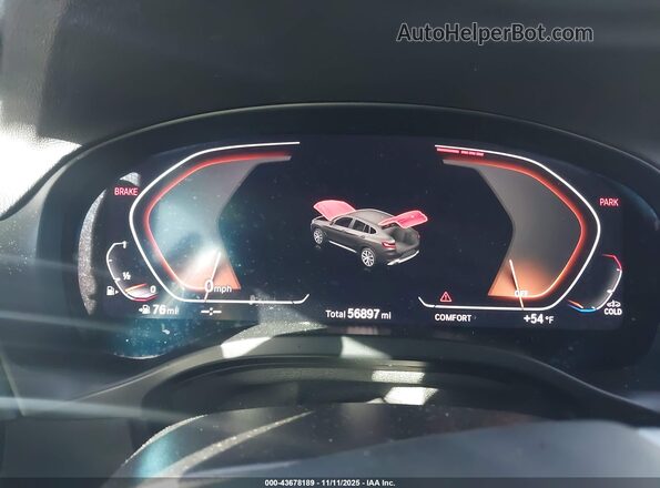 5UX33DT08N9K21080 2022 BMW X4 Белый Вид задних сидений