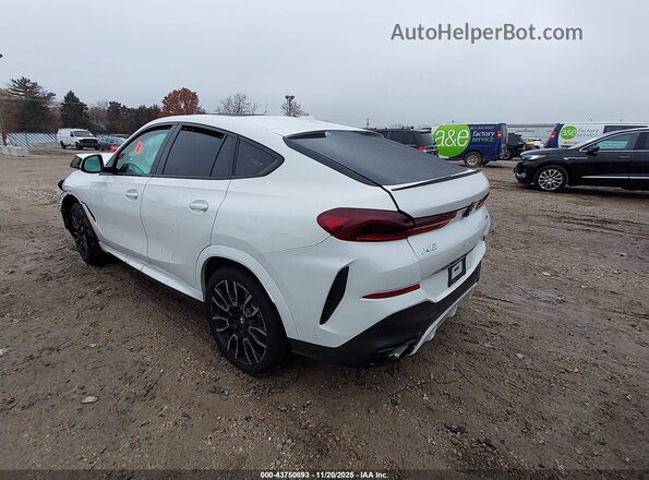 5UX33EX06R9T50473 2024 BMW X6 Белый Задняя левая четверть