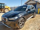 2022 Bmw X3 Sdrive30i Black vin: 5UX43DP01N9J60119