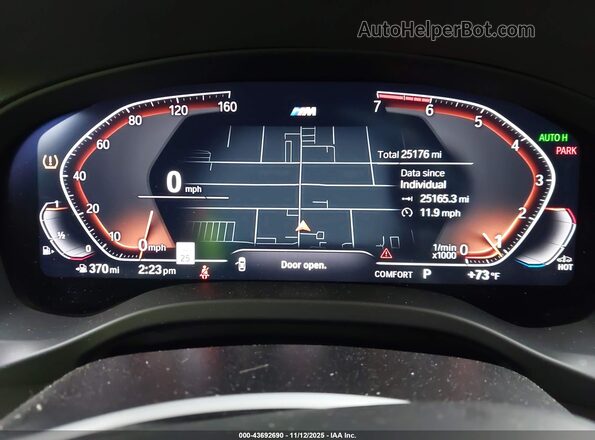 5UX43DP05R9W60130 2024 BMW X3 Серый Вид задних сидений