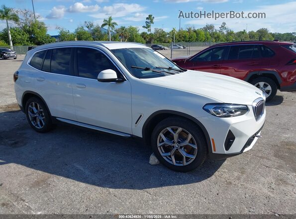5UX43DP08P9N72475 2023 BMW X3 White Przód prawy