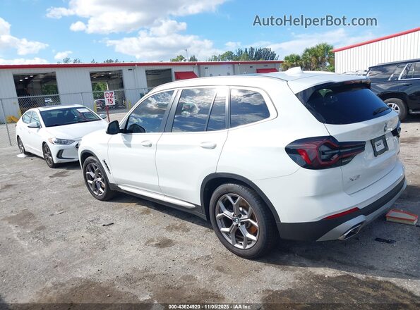 5UX43DP08P9N72475 2023 BMW X3 White Tył lewy