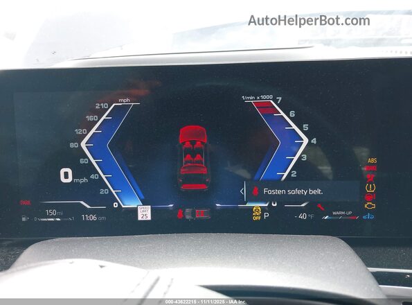 5UX43EM1XP9R63632 2023 BMW OTHER Черный Вид задних сидений
