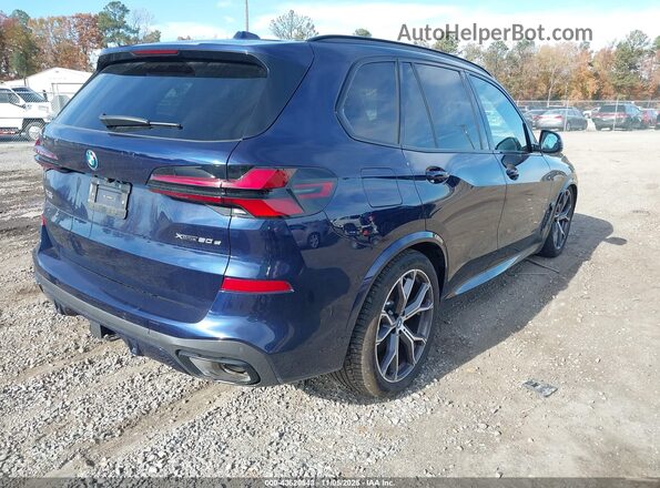 5UX43EU09S9Y75249 2025 BMW X5 Синий Задняя правая четверть