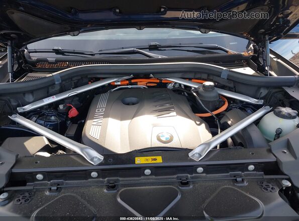 5UX43EU09S9Y75249 2025 BMW X5 Синий Вид сзади