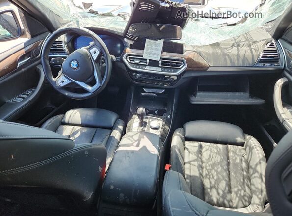5UX53DP00P9S19524 2023 BMW X3 Черный Вид панели приборов