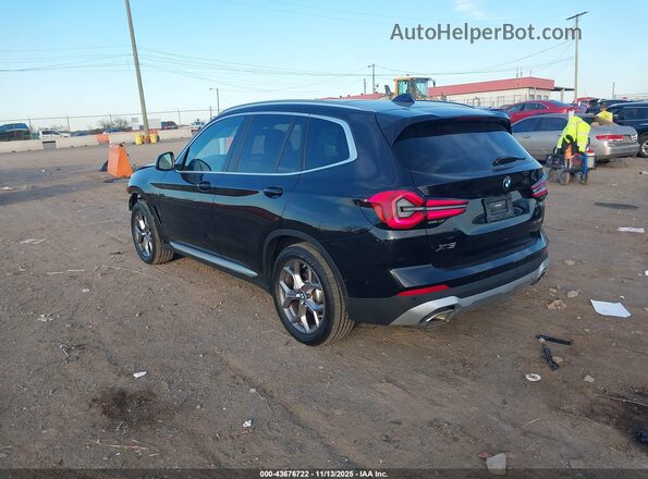 5UX53DP01P9R33873 2023 BMW X3 Black Задня ліва чверть