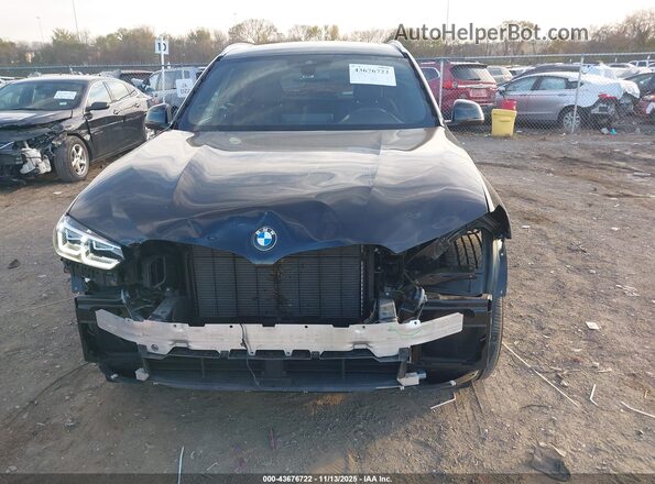5UX53DP01P9R33873 2023 BMW X3 Black Вид спереду