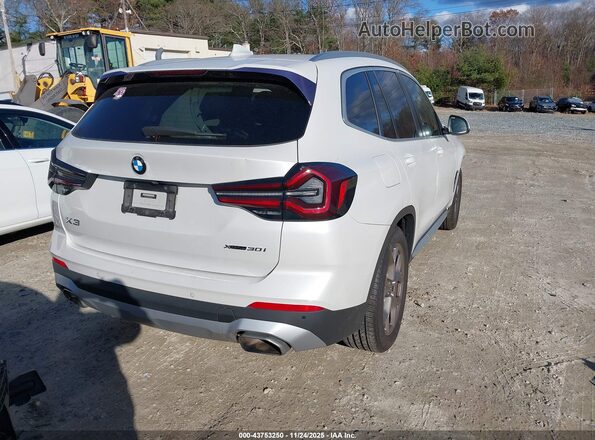 5UX53DP0XN9M07481 2022 BMW X3 White Tył prawy