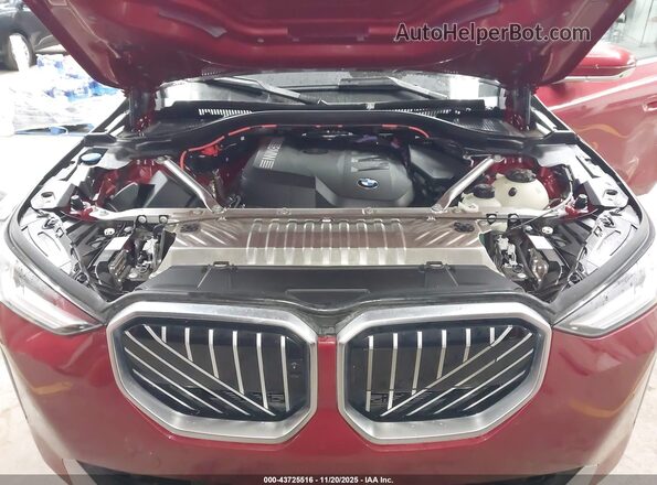 5UX53GP01S9Z68892 2025 BMW X3 Красный Вид сзади