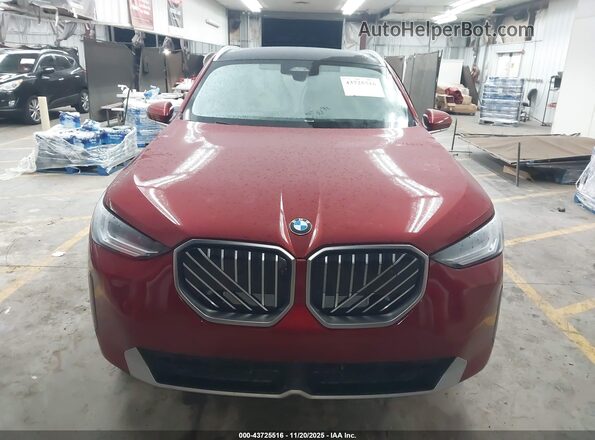 5UX53GP01S9Z68892 2025 BMW X3 Красный Вид щитка приборов