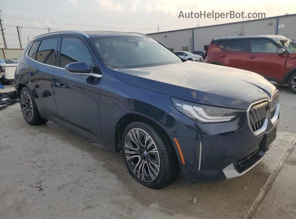 5UX53GP09S9017825 2025 BMW X3 Синий Передняя правая четверть