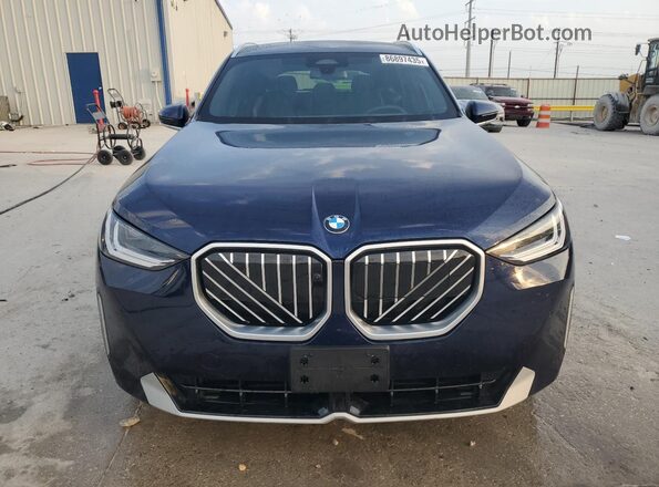 5UX53GP09S9017825 2025 BMW X3 Синий Вид спереди