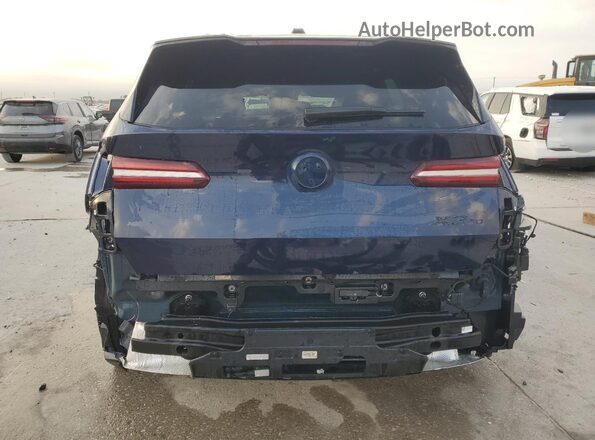5UX53GP09S9017825 2025 BMW X3 Синий Вид сзади