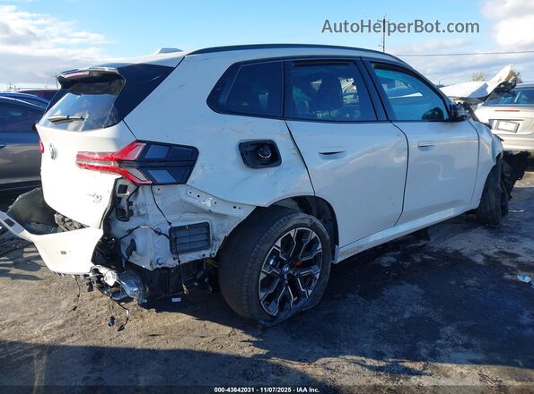 5UX73GP09S9072719 2025 BMW X3 Белый Задняя правая четверть