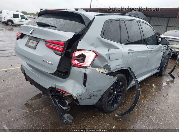 5UX83DP01R9U53381 2024 BMW X3 Серый Задняя правая четверть