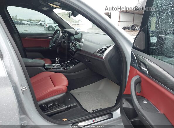 5UX83DP01R9U53381 2024 BMW X3 Серый Вид салона спереди