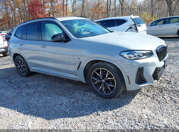 5UX83DP09N9L00032 2022 BMW X3 Pewter Передня права чверть