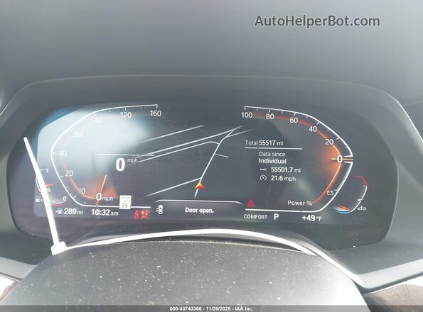 5UXCR6C03N9J16005 2022 BMW X5 Черный Вид задних сидений
