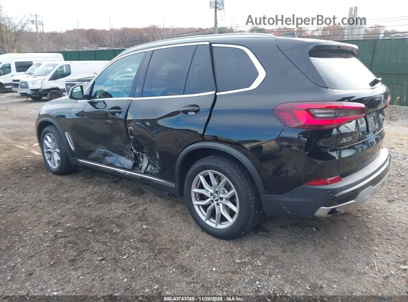 5UXCR6C03N9J16005 2022 BMW X5 Черный Задняя левая четверть