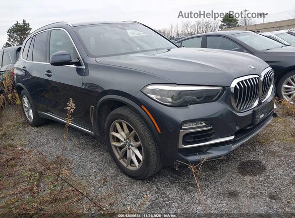 5UXCR6C07L9B68401 2020 BMW X5 Blue Przód prawy