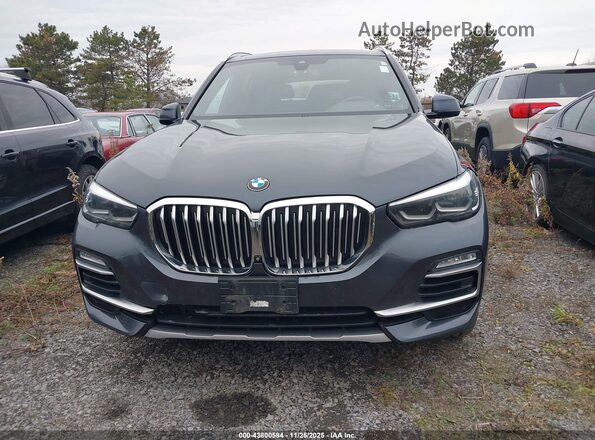 5UXCR6C07L9B68401 2020 BMW X5 Blue Widok z przodu