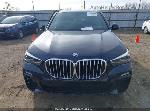 5UXCR6C50KLL40147 2019 BMW X5 Dark Blue Вид щитка приборов