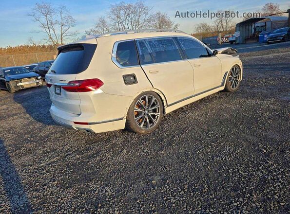 5UXCW2C57KL086101 2019 BMW X7 Белый Передняя правая четверть