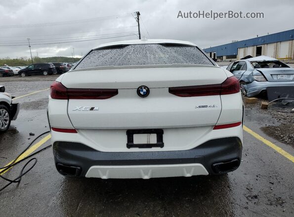 5UXCY6C01N9L24774 2022 BMW X6 Белый Вид сзади