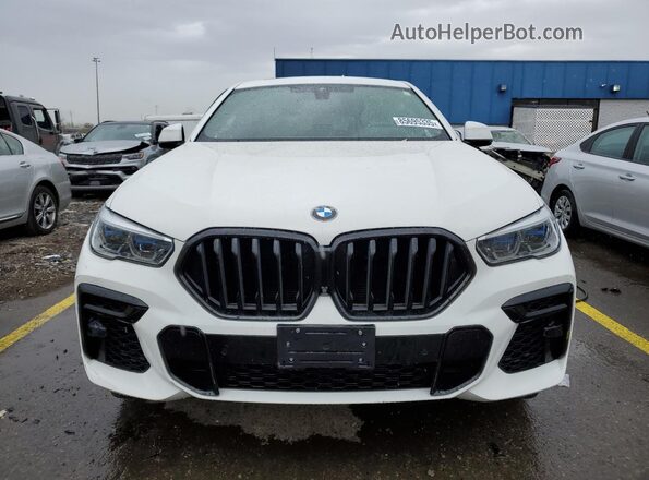 5UXCY6C01N9L24774 2022 BMW X6 Белый Вид спереди