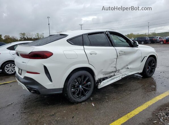 5UXCY6C01N9L24774 2022 BMW X6 Белый Задняя правая четверть