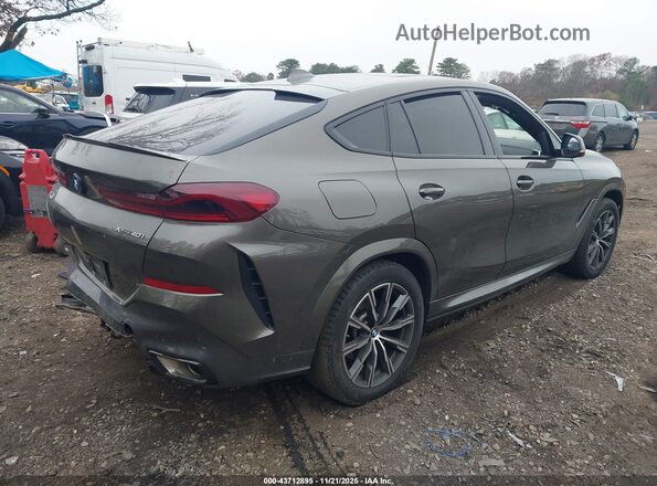 5UXCY6C05P9N67409 2023 BMW X6 Зеленый Задняя правая четверть