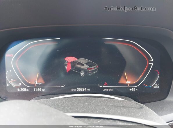 5UXCY6C05P9N67409 2023 BMW X6 Зеленый Вид задних сидений