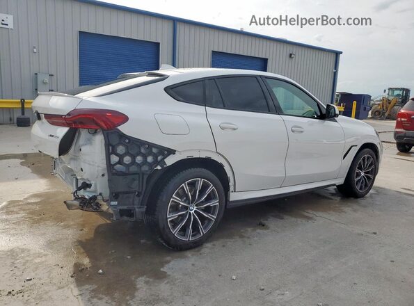 5UXCY6C08P9N77173 2023 BMW X6 White Հետևի աջ