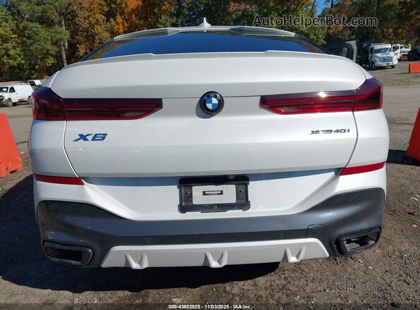 5UXCY6C09P9N44697 2023 BMW X6 White 