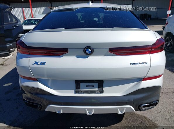 5UXCY6C09P9R58739 2023 BMW X6 White 