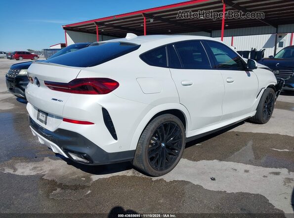 5UXCY6C09P9R58739 2023 BMW X6 White Задня права чверть