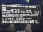 2020 Bmw X6 M50i Синий vin: 5UXCY8C01L9C99998
