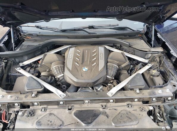 5UXCY8C01L9C99998 2020 BMW X6 Синий Вид сзади