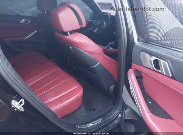 5UXCY8C02N9K18796 2022 BMW X6 Black Widok naklejki z numerem VIN