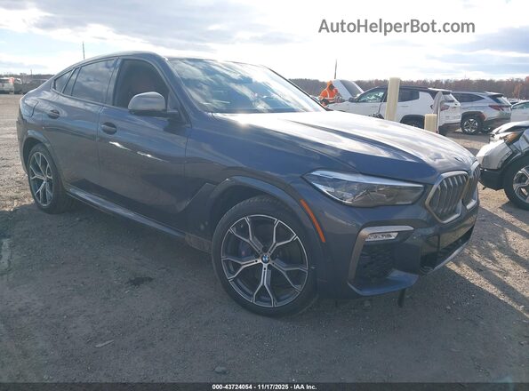 5UXCY8C04L9B31031 2020 BMW X6 Серый Передняя правая четверть