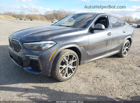 5UXCY8C04L9B31031 2020 BMW X6 Серый Задняя левая четверть