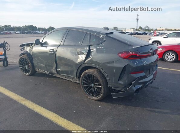 5UXCY8C09M9G82198 2021 BMW X6 Серый Задняя левая четверть