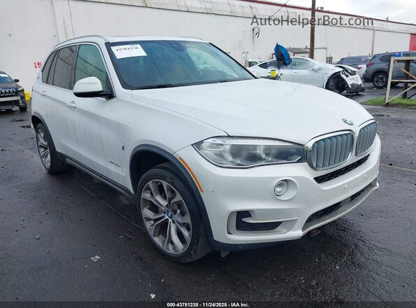 5UXKT0C57J0W03356 2018 BMW X5 Белый Передняя правая четверть