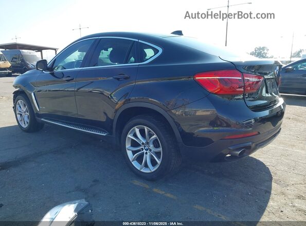 5UXKU0C55G0F92432 2016 BMW X6 Черный Задняя левая четверть