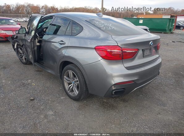 5UXKU2C32H0U30220 2017 BMW X6 Серый Задняя левая четверть