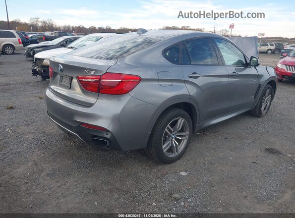 5UXKU2C32H0U30220 2017 BMW X6 Серый Задняя правая четверть