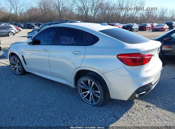 5UXKU2C53J0X48872 2018 BMW X6 White Tył lewy