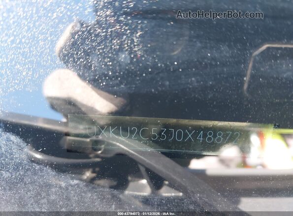 5UXKU2C53J0X48872 2018 BMW X6 White Widok komory silnika