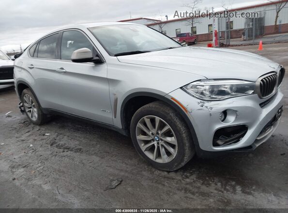 5UXKU2C53K0Z62875 2019 BMW X6 Silver Delantero derecho